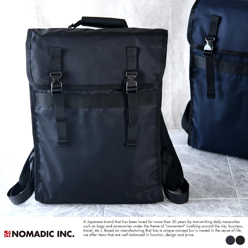 メンズ リュック ビジネス NOMADIC フラップ ビジネスリュック  通勤 リュックサック シンプル ビジネスバッグ 男性 おしゃれ｜t-style