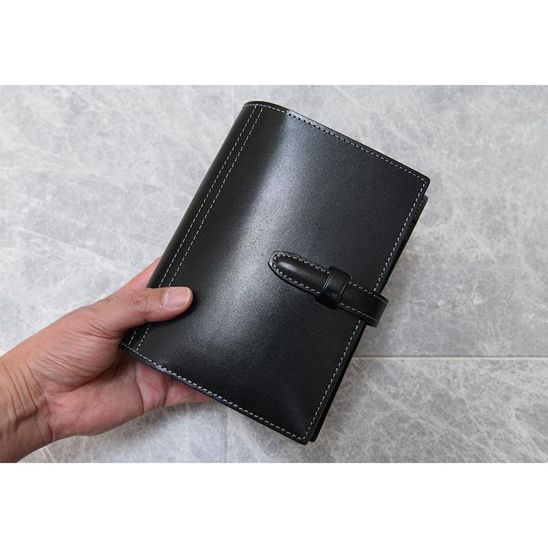 チープ システム手帳 日本製 本革 Brit House バイブルサイズ メンズシステム手帳 Buono 栃木レザー 革 シンプル おしゃれ Materialworldblog Com