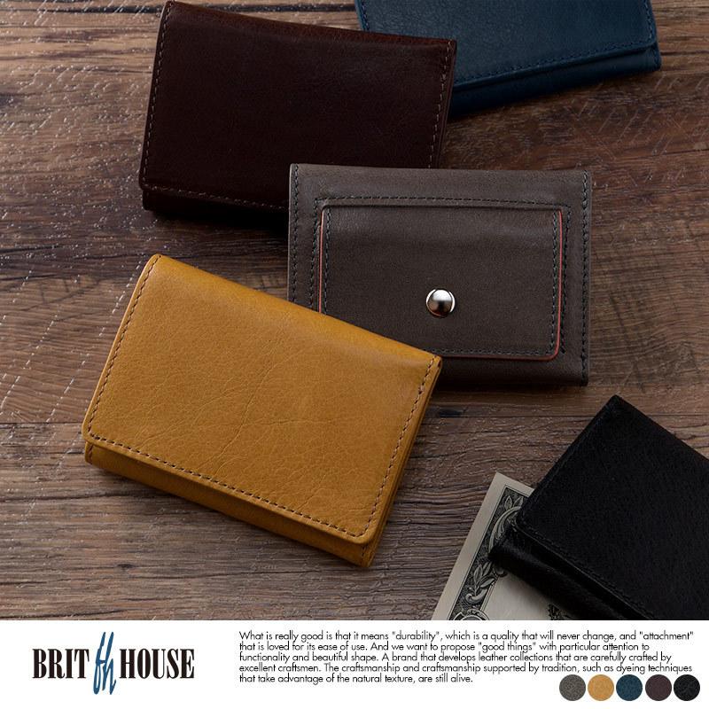 三つ折り財布 メンズ コンパクト 本革 日本製 Brit House メンズ財布 三つ折り ソフトアンティークレザー おしゃれ ミニ財布 Mts 3730 メンズバッグ専門店 紳士の持ち物 通販 Yahoo ショッピング