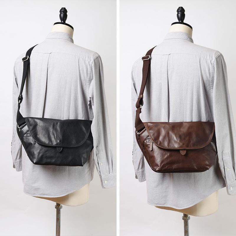 Butler Verner Sails 日本製 ポニー ミニメッセンジャー ショルダーバッグ  レザー ショルダー バッグ かっこいい シンプル 日本 国産  【送料無料】 ショルダーバッグ メンズ 本革 日本製 おしゃれ Butler Verner Sails