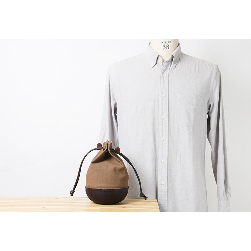 巾着バッグ 本革 日本製 おしゃれ メンズ レディース Butler Verner