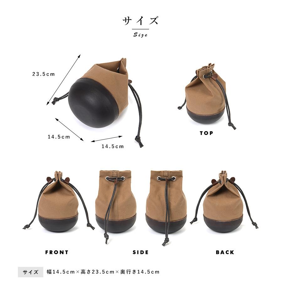 巾着バッグ 本革 日本製 おしゃれ メンズ レディース Butler Verner