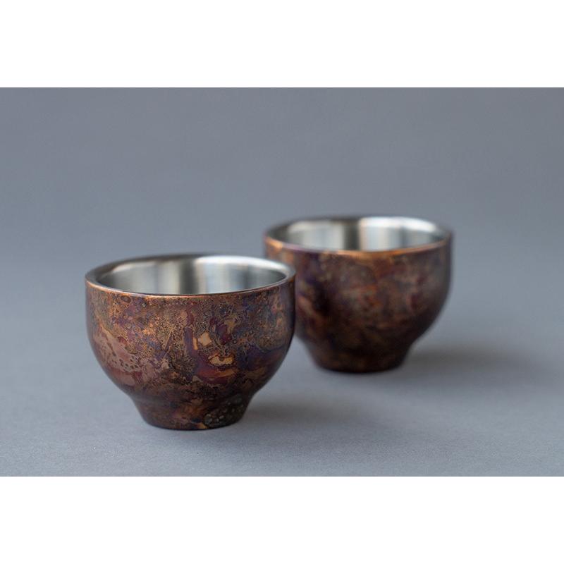 ぐい呑み おしゃれ 日本製 高級 折燕 ORI-EN ステンレス製 真空二重