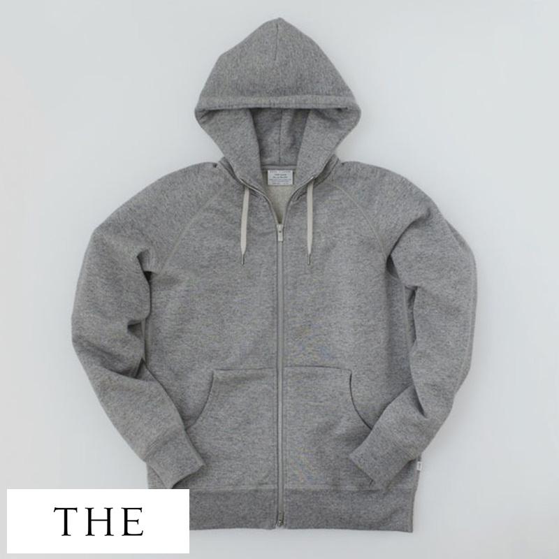 メンズ パーカー 日本製 上質 THE (ザ) Sweat Zip up Hoodie ジッパー
