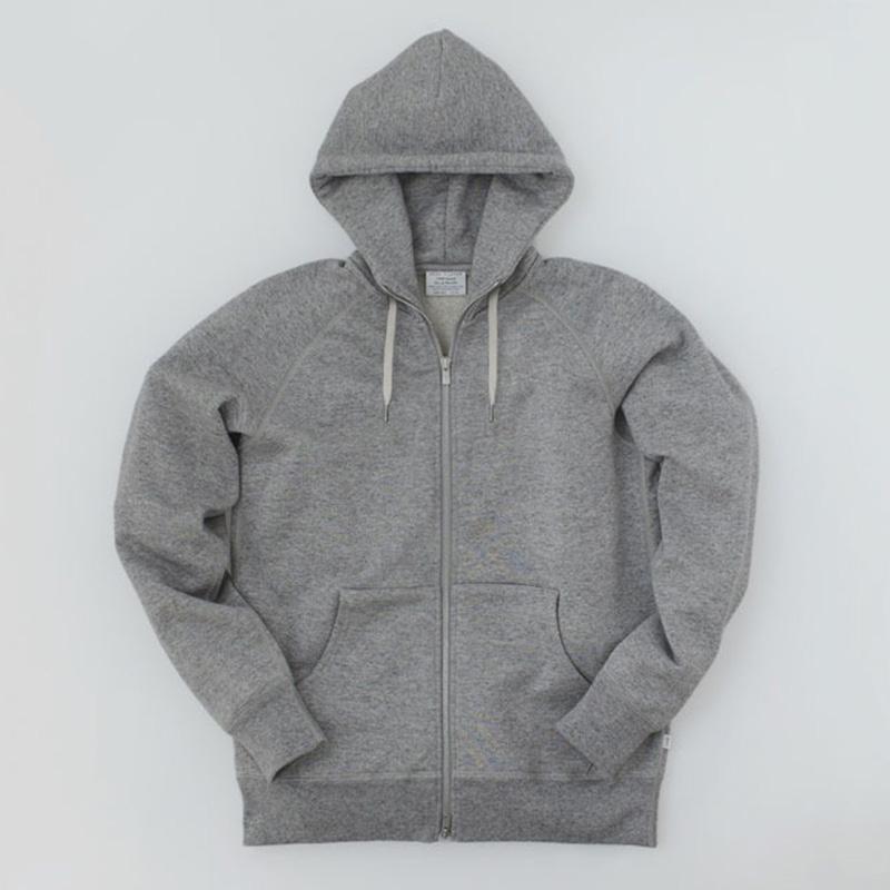 【The】201710 Sweat Zip up Hoodieジップアップスウェットパーカー メンズ パーカー 日本製 上質 THE (ザ) Sweat Zip up Hoodie ジッパー