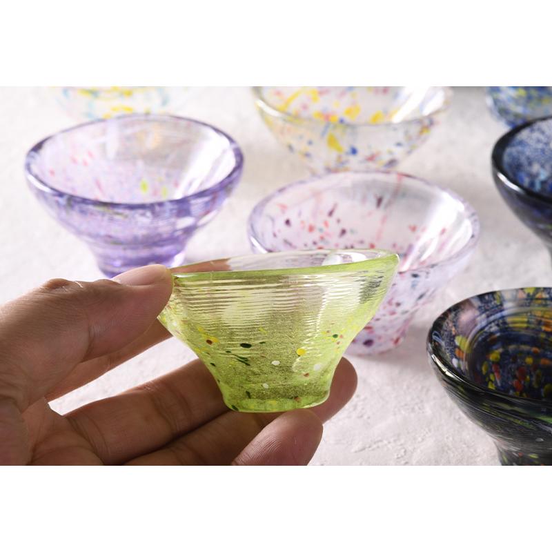 Tomi Craft 江戸硝子 うきよ さかずき 酒杯 盃 お猪口 おちょこ 酒器