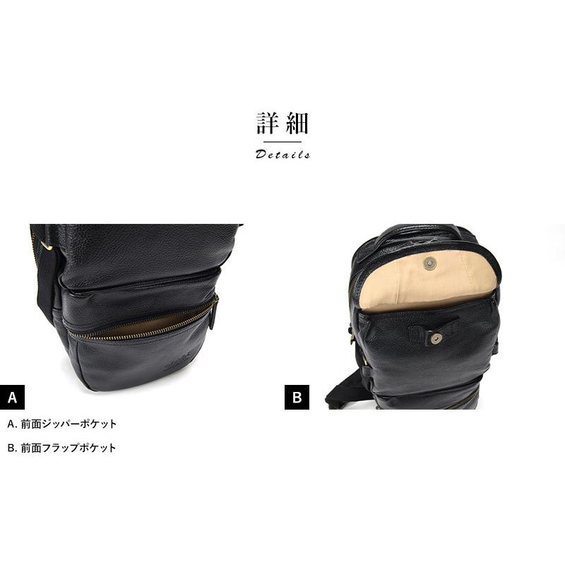 AVIREX ボディバッグ本革 ボディバッグ メンズ 本革 AVIREX BULTO レザー ワンショルダー