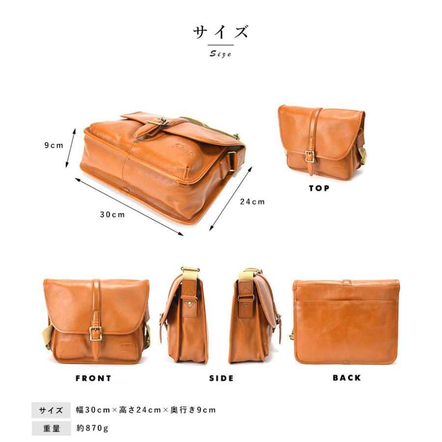 ショルダーバッグ メンズ 本革 AVIREX BULTO レザー ミニショルダー