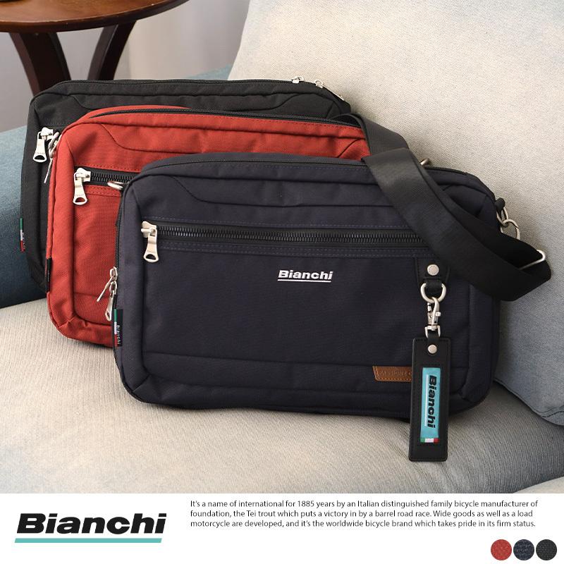 ショルダーバッグ メンズ ナイロン ビアンキ Bianchi 2wayショルダー 