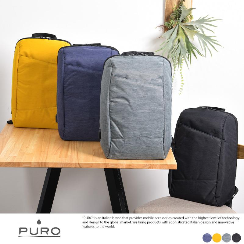 【新品】PURO BYDAY 15.6インチのPC収納対応リュック 黒 PC リュック 15.6インチ PURO 軽量リュックサック BYDAY メンズ