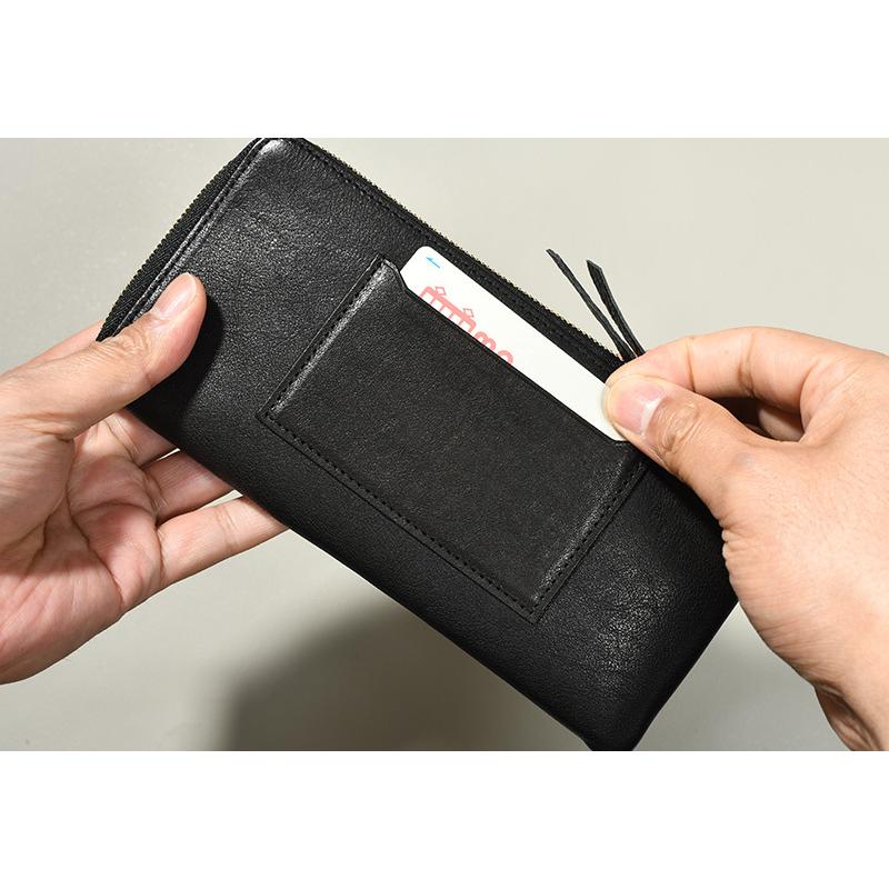 長財布 ラウンドファスナー メンズ 本革 日本製 豊岡財布 anti-mode