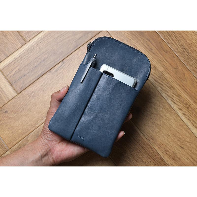 ベルトポーチ メンズ 本革 日本製 hmny casual ワークバッグ ウエスト