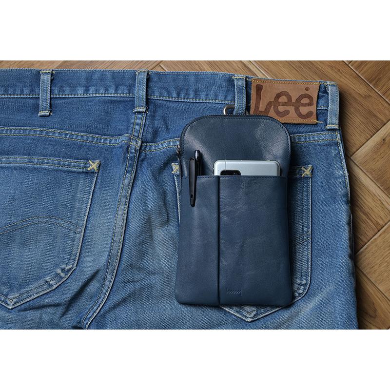 ベルトポーチ メンズ 本革 日本製 hmny casual ワークバッグ ウエスト