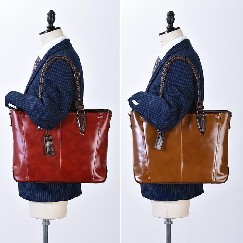 トートバッグ メンズ おしゃれ 本革 Kiefer neu レザートートバッグ