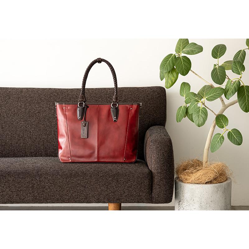 トートバッグ メンズ おしゃれ 本革 Kiefer neu レザートートバッグ