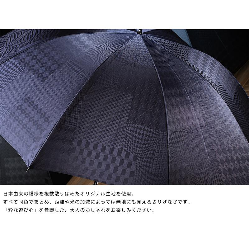 メンズ 傘 高級 おしゃれ 前原光榮商店 × DANTE 大人の長傘 8本骨 65cm