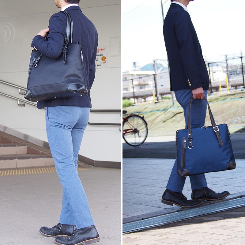 メンズ トートバッグ ビジネス GRAFIT ビジネストートバッグ マチ拡張