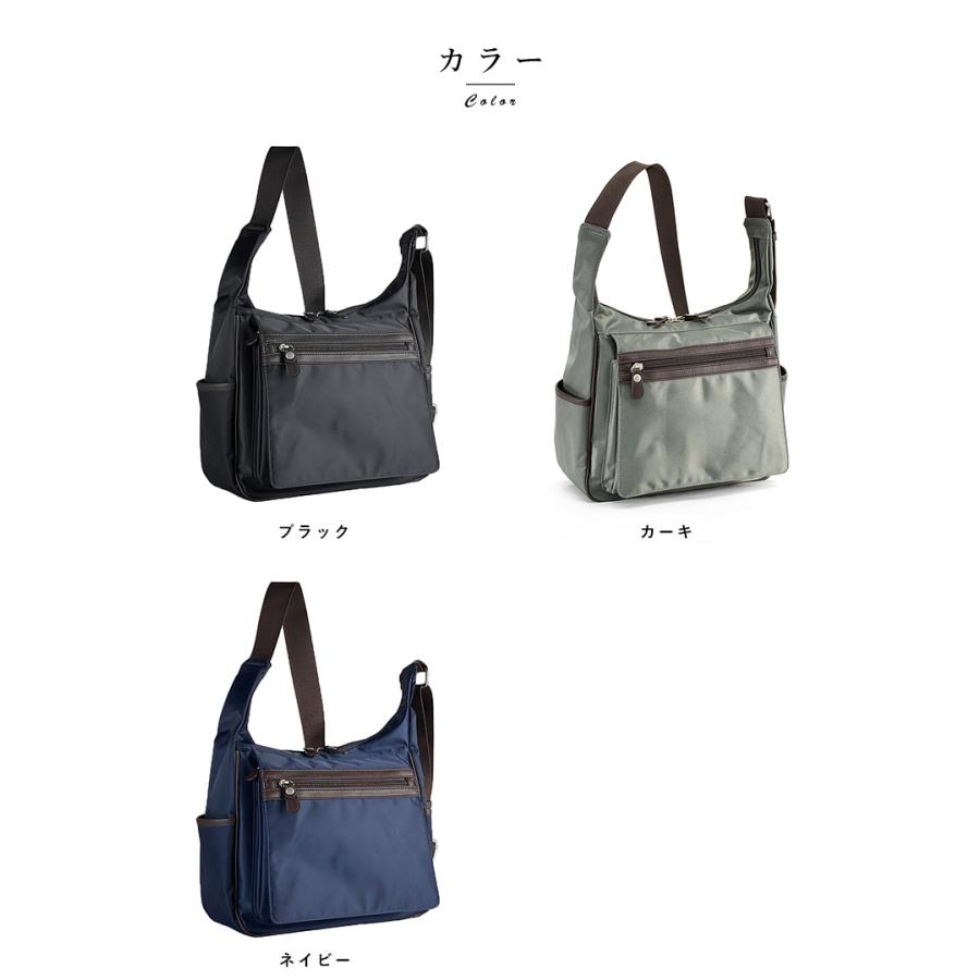 ミニショルダーバッグ メンズ ナイロン 軽量 ヨコ型 BLAZER CLUB 横型
