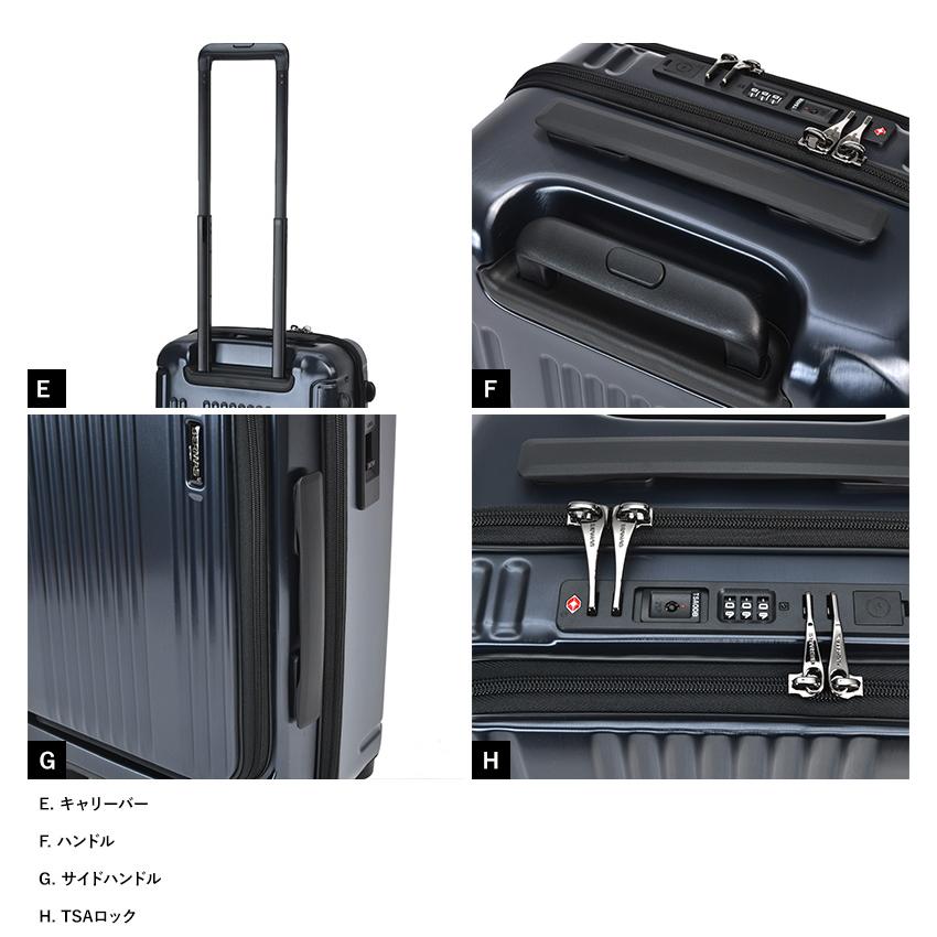 キャリーケース 機内持ち込み BERMAS フロントオープンスーツケース