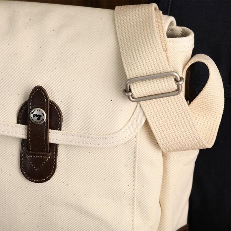 斜めがけバッグ メンズ 日本製 豊岡鞄 縦型ショルダーバッグ Stitch-on