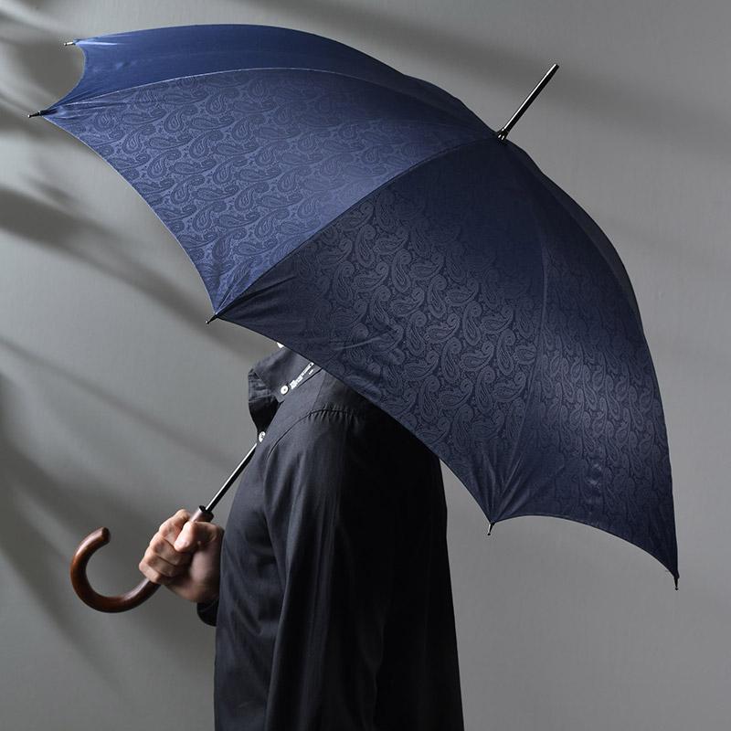 メンズ 晴雨兼用傘 日本製 前原光榮商店 長傘 8本骨 55cm 1級