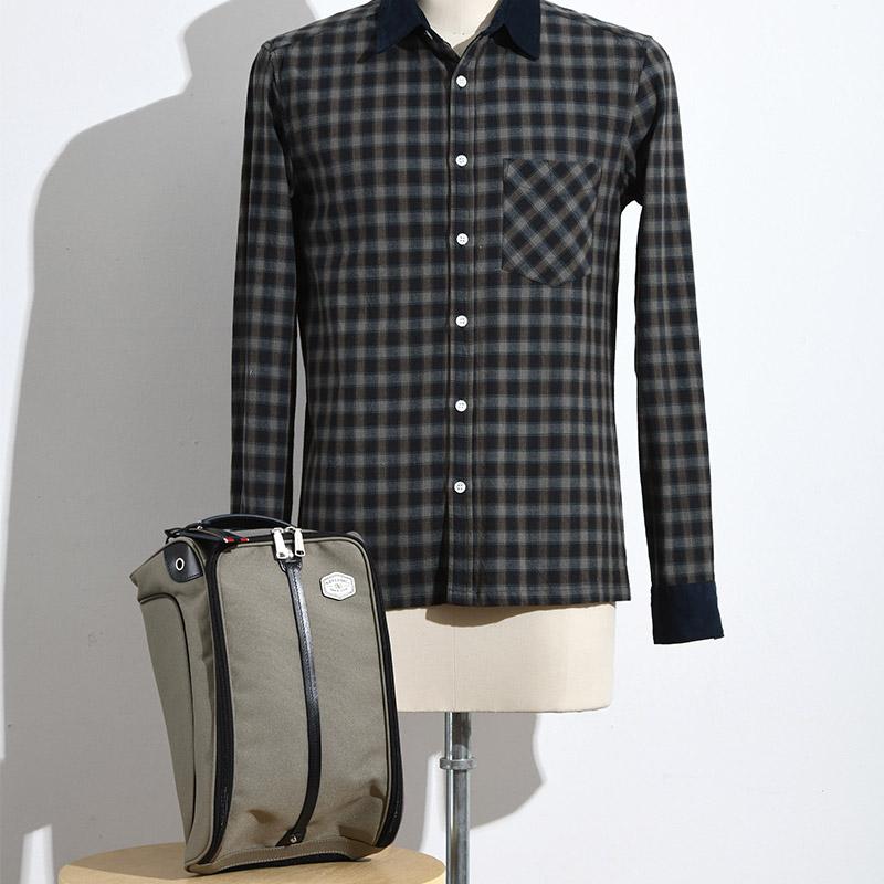 ☆美品☆KIEFERNEUシューズケース メンズ シューズバッグ ゴルフ