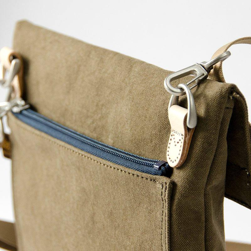 豊岡鞄 嘉玄 壊 KAI サコッシュ カブセ 横型 フラップ ショルダー