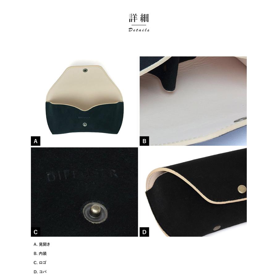 DIFFUSER メガネケース TECH SUEDE EYEWEAR CASE セミハードタイプ