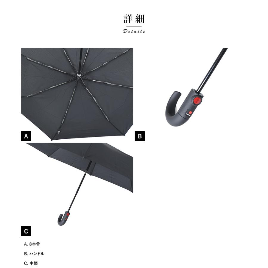 Knirps クニルプス T.280 自動開閉 折りたたみ傘 8本骨 53cm クルーク