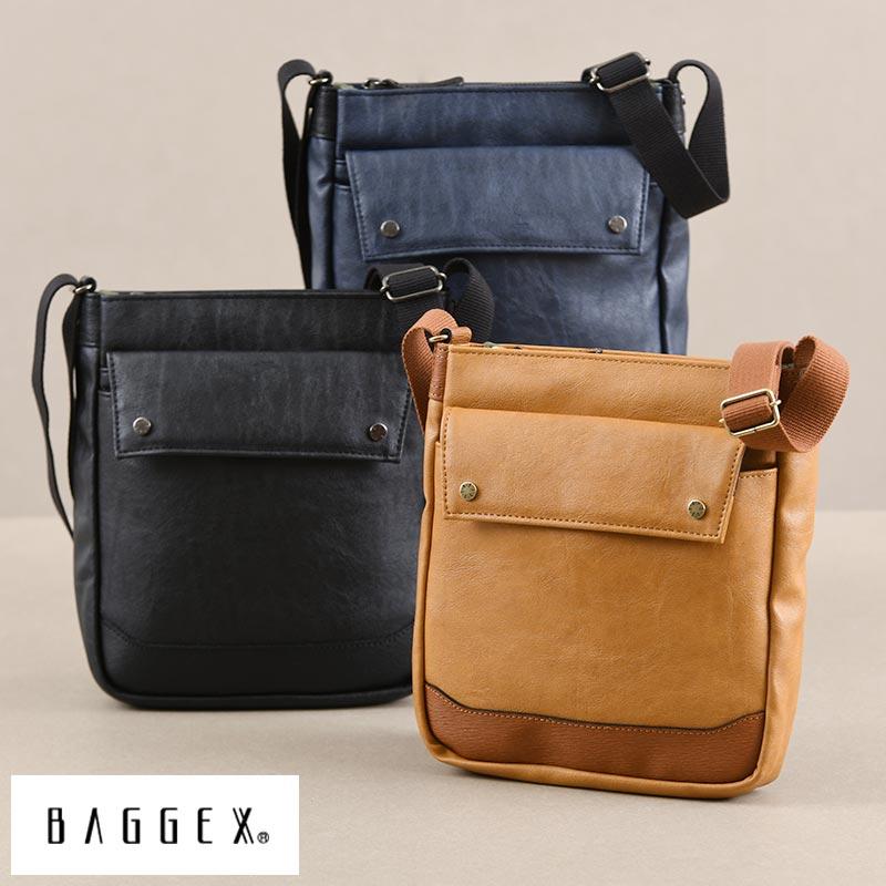 メンズ 斜めがけバッグ 日本製 豊岡鞄 BAGGEX ショルダーバッグ 暁