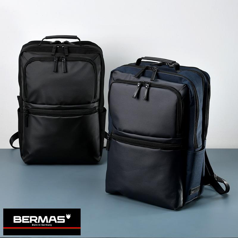 ビジネスリュック メンズ 多機能 BERMAS エクスパンダブルリュック