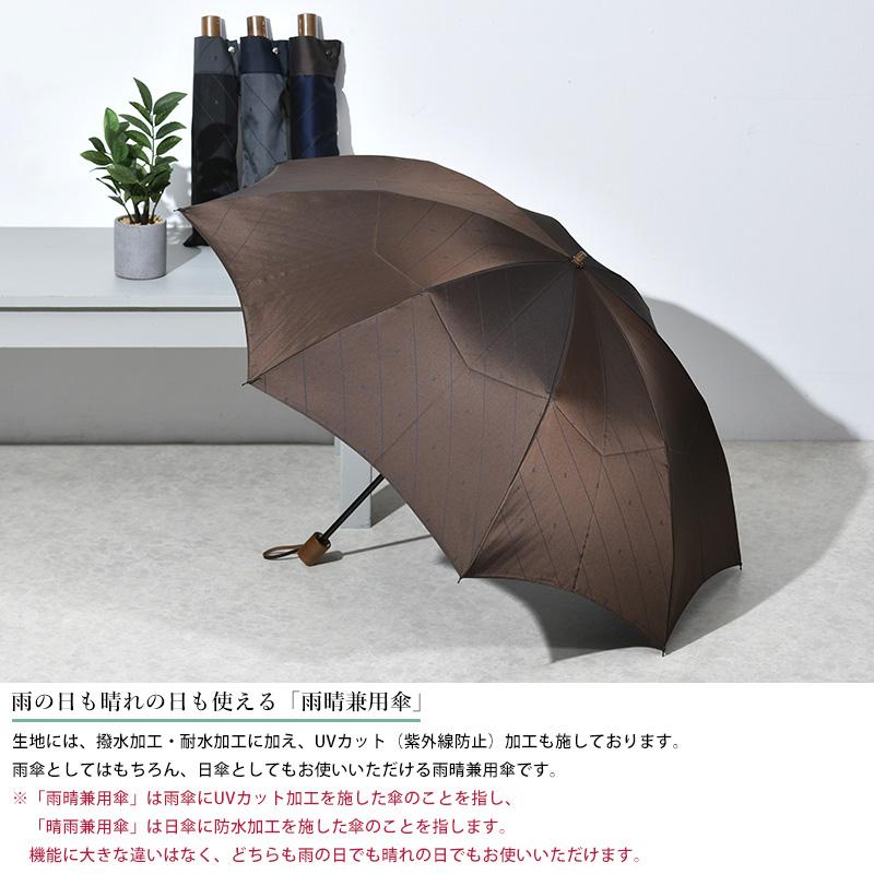 メンズ 傘 日本製 大人 小宮商店 雨晴兼用 折りたたみ傘 8本骨 60cm