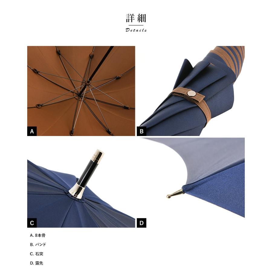 メンズ 傘 日本製 大人 小宮商店 雨晴兼用 長傘 8本骨 65cm ブナ メンズ 傘 日本製 大人 小宮商店 雨晴兼用 長傘 8本骨 65cm ブナ