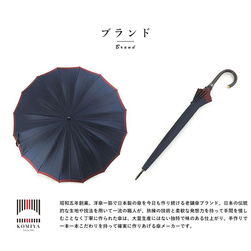 メンズ 傘 日本製 大人 小宮商店 雨晴兼用 2way折りたたみ傘 8本骨