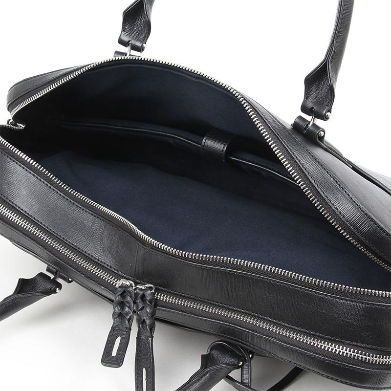 Pid 2way2層レザーブリーフケース cloche メンズ ビジネスバッグ