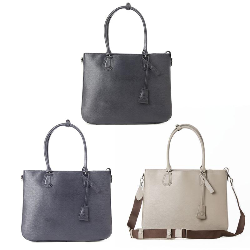 Pid 2wayレザートートバッグ cloche メンズ ビジネストートバッグ