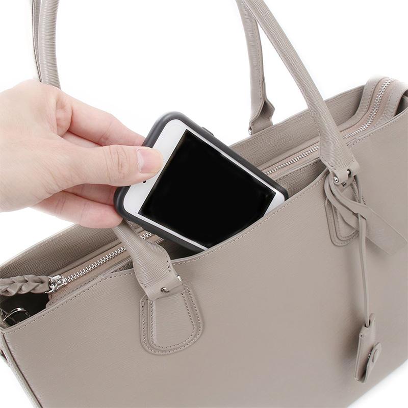 Pid 2wayレザートートバッグ cloche メンズ ビジネストートバッグ