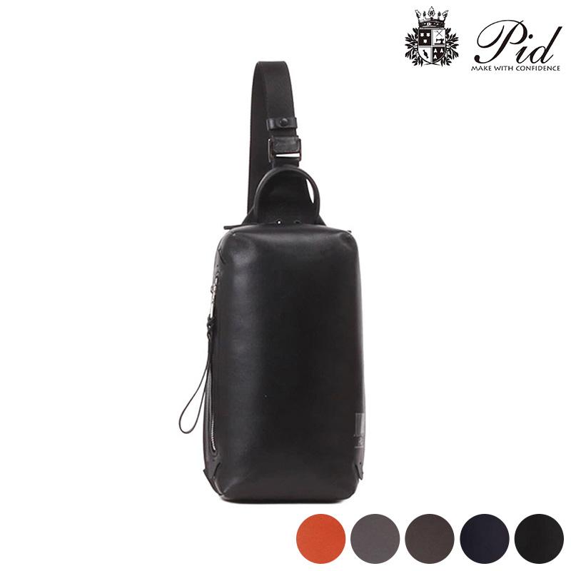 Pid 縦型レザーボディバッグ scena  メンズ 男性 ワンショルダーバッグ 本革 牛革 コンパクト シンプル おしゃれ カジュアル 大人 バッグ カバン 30代 40代 50代  【送料無料】 Pid 縦型レザーボディバッグ scena メンズ 男性 本革 牛革 コンパクト