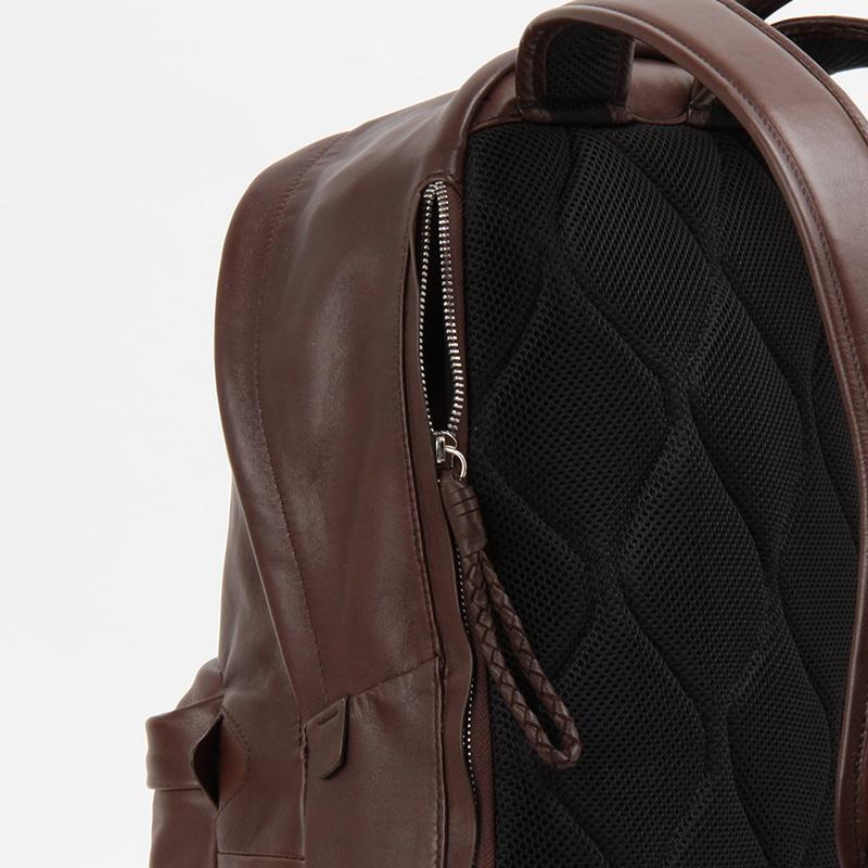 Pid レザーリュック nemus メンズ 男性 デイパック 本革 牛革 バック