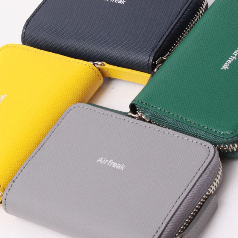Airfreak ラウンドファスナー コンパクト財布 Venice メンズ ミニ財布