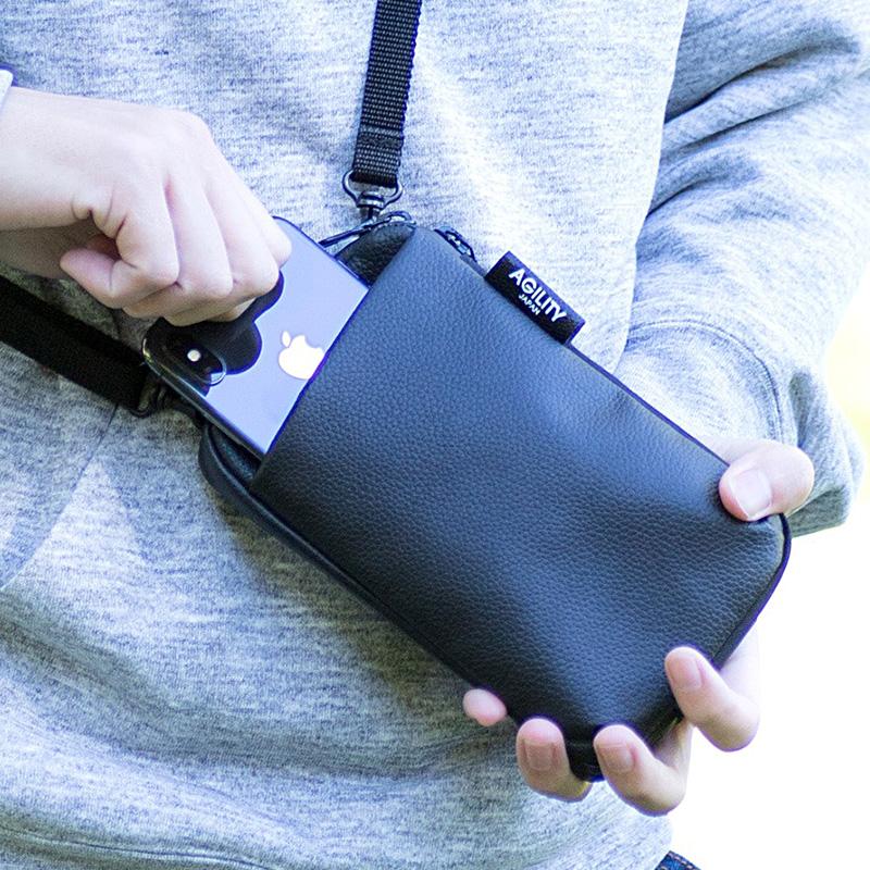 AGILITY パークポシェット ラークマイルド スマホショルダー メンズ