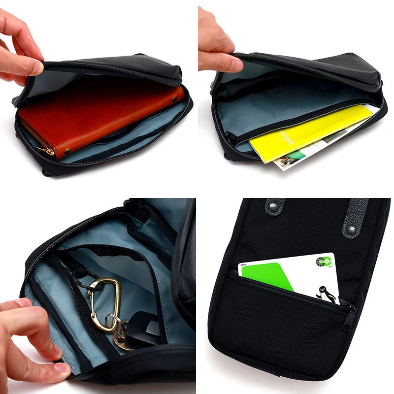 AGILITY パークポシェットL ラークマイルド スマホショルダー メンズ