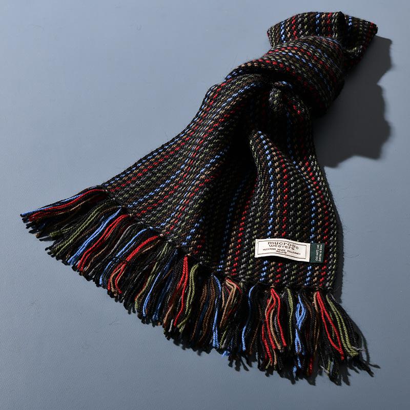マフラー メンズ ビジネス 冬 Mucros Weavers アルパカマフラー