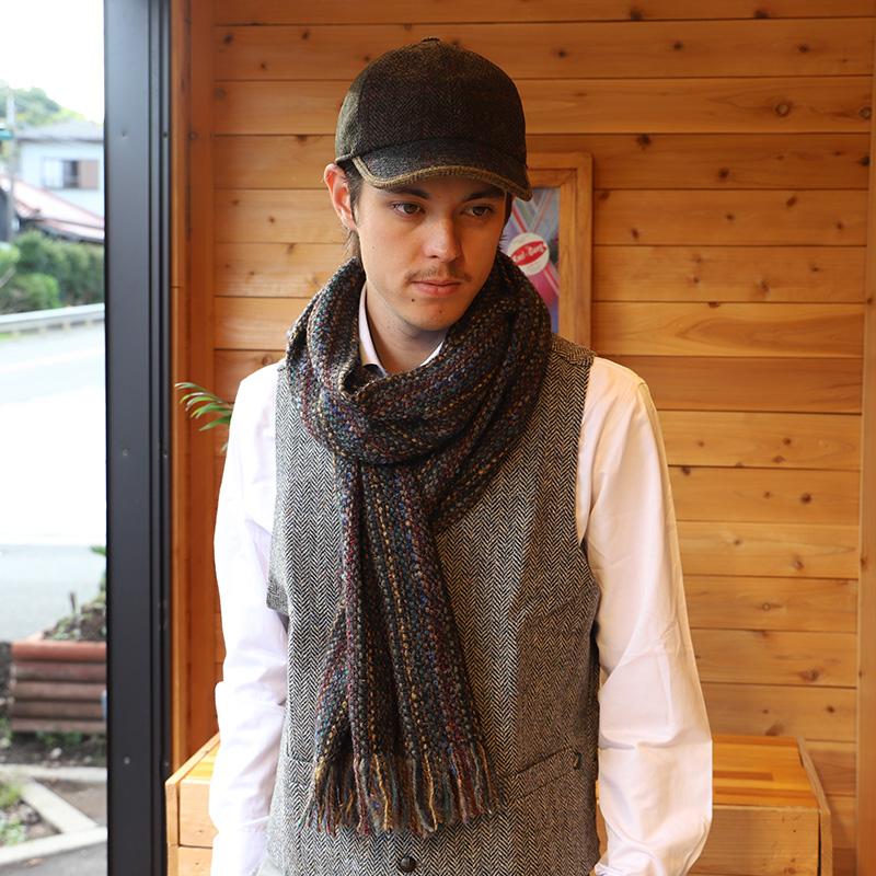 マフラー メンズ ビジネス 冬 Mucros Weavers アルパカマフラー