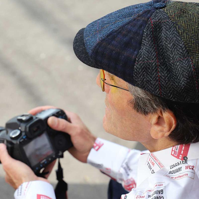 キャスケット メンズ 帽子 秋冬 Mucros Weavers ドライビングキャップ