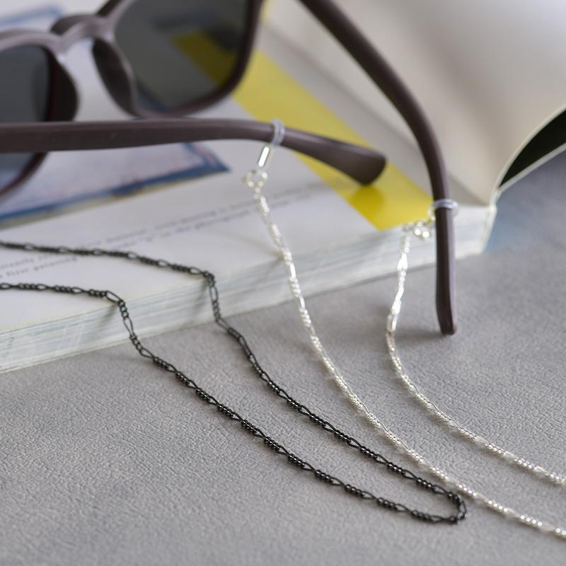 メガネチェーン メンズ シルバー シンプル DANTE グラスチェーン