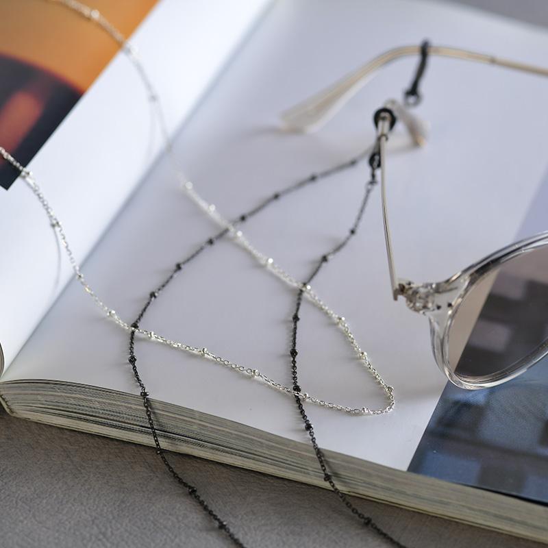 メガネチェーン メンズ シルバー シンプル DANTE グラスチェーン