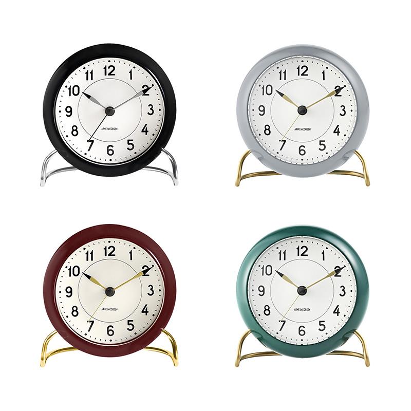 置き時計 おしゃれ アナログ 北欧 ARNE JACOBSEN テーブルクロック