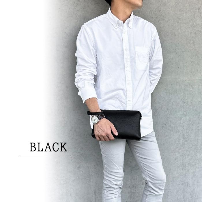 SADDLE 2wayセカンドバッグ メンズ 小さめ 冠婚葬祭 革 本革 レザー