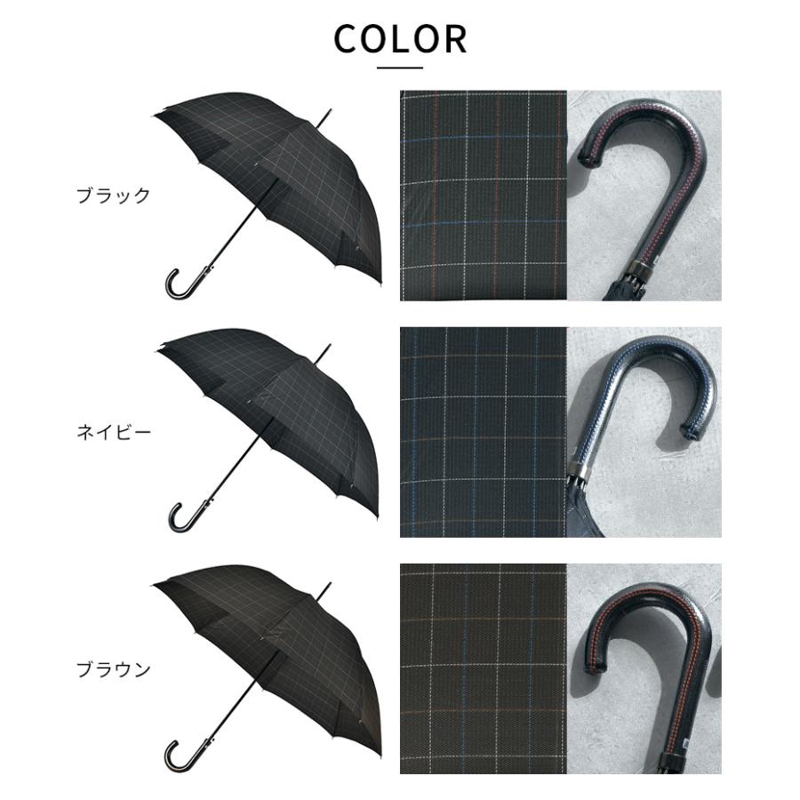 Ramuda メンズ 耐風傘 ジャンプ傘 8本骨 65cm 防水 撥水 UVカット